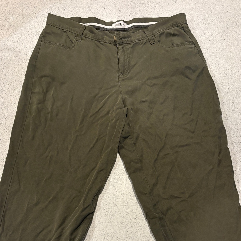 Liz Claiborne Womens Khaki Chinos